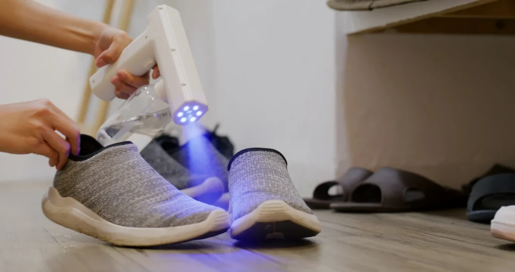 cleaning gray fabric sneakers with uv light - Does Ultraviolet Light Kill Mold?